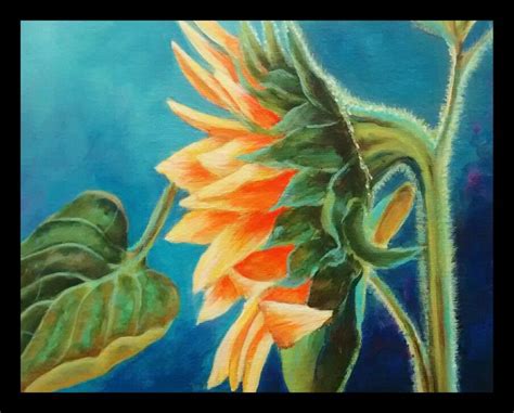 This is the website of kimberly ryan. Sunflower, Acrylic Painting by Kimberly Ryan | Sunflower ...