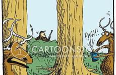 deer moose cartoons cartoon hunt retaliate funny comics hunting hunter animals prey predator cartoonstock dislike