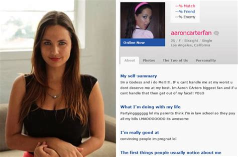 Usually that means sending out dozens of messages only to get a paltry number of responses. Woman creates horrifc online dating profile for experiment ...