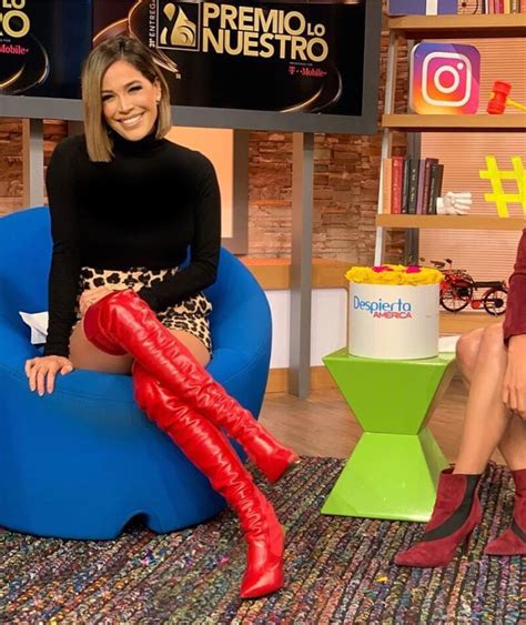 News ladies love taking pictures of their boots!!! THE APPRECIATION OF BOOTED NEWS WOMEN BLOG : KARLA MARTINEZ WOWS THE AUDIENCE IN THIGH HIGH RED ...