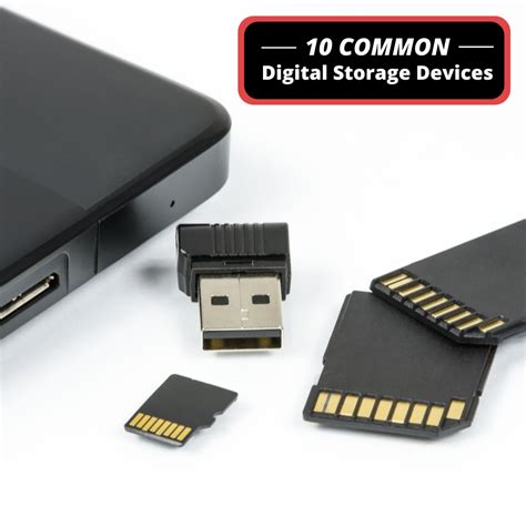 Computer Basics: 10 Examples of Storage Devices for Digital Data ...
