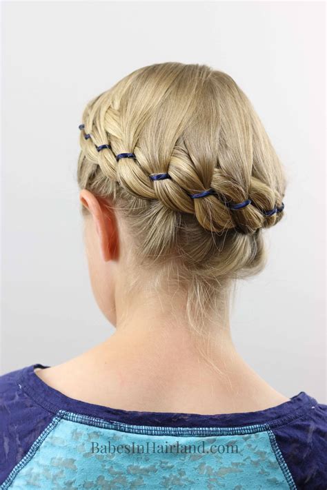 Here, learn how to braid 4 strands to create three different beautiful four strand braids. 4 Strand Ribbon Braid Crown Hairstyle - for All Ages