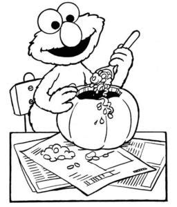 Plenty of your favorite sesame street friends in this 96 page sesame street themed coloring book. halloween-coloring-pages-for-kids-free-printables-sesame ...