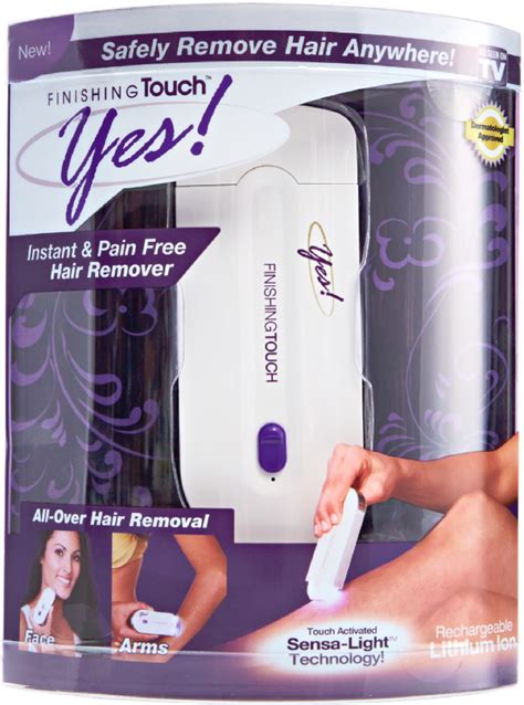 Finishing touch flawless™ flawless gently erases hair from the surface of your skin, without the redness, burning or irritation other skin damaging devices or treatments can cause. Finishing Touch Yes!, Instant & Pain Free Hair Remover ...