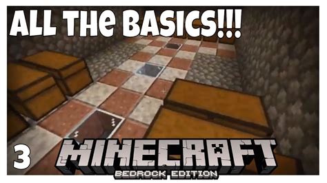 You can stop here for the smallest possible conduit or continue building. UNDERGROUND MINE! GETTING SET UP! - Bedrock Survival ...