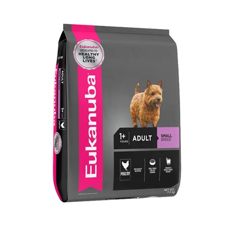 Real meat provides the protein, whole grains provide carbs and fiber, and garden vegetables and fruit deliver tons of vitamins and minerals to support the growth of your pup. Eukanuba Small Breed Adult Dry Dog Food | Pet Food Club