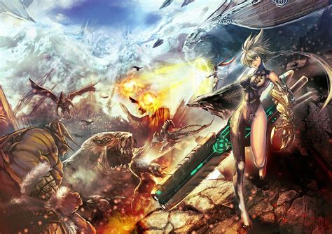 We present you our collection of desktop wallpaper theme: hd wallpaper: Epic Fantasy Battle 2047