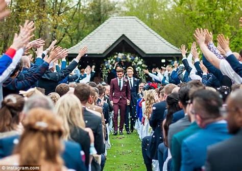 Tom daley and dustin lance black vowed to spend the rest of their lives together in a lavish wedding ceremony at bovey castle, near plymouth. Tom Daley and husband seen for first time since baby news ...