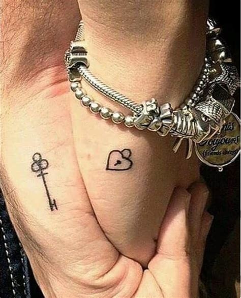 Couple tattoos (4) couple tattoos (5) it is enough to look at the photo tattoo for two to understand their meaning load. 42 Meaningful Matching Couple Tattoo Ideas For Love ...