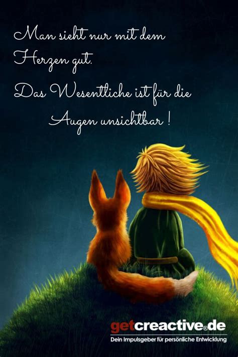 These are our very favorite quotes from the little prince. Nur mit dem Herzen siehst Du gut! | Der kleine prinz ...