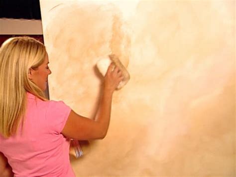 The last thing you want to do is to remove the finish. Decorative Paint Technique: Colorwashing Wall Instructions ...