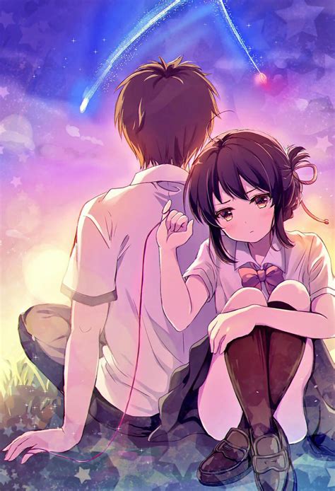 Anime couples drawings anime couples manga cute anime couples kimi no na wa animes wallpapers cute wallpapers anime chibi kawaii anime basket anime. Menakjubkan 22+ Wallpaper Couple Kimi No Nawa - Richa Wallpaper