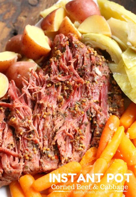 Bought my instant pot during black friday sale, but today was the first day i took it out of the box and made this corned beef and cabbage with potatoes and carrots!! Corned Beef And Cabbage Instant Pot : Corned Beef And ...