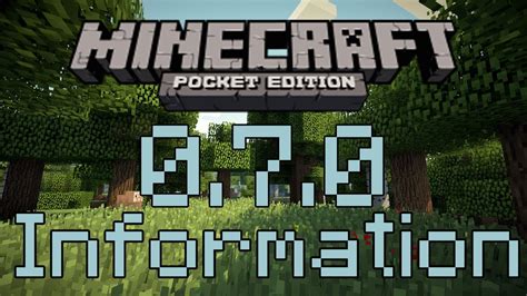 Find deals on products in video games on amazon. Minecraft Pocket Edition 0.7.0/0.6.2 Update Information ...