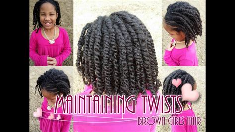 Here is how to get started! How To Maintain Twists on Natural Girls Hair - YouTube