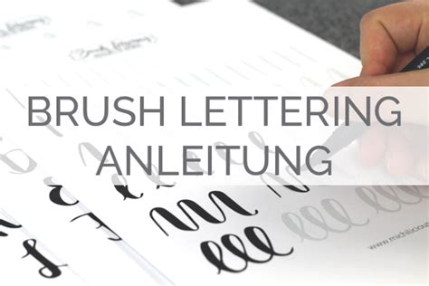 Wenn du diese art von handlettering lernen möchtest, schau dir meine kostenlose kurse an. {Handlettering} Brush Lettering - Anleitung für Anfänger ...