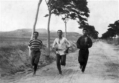 Voordracht atletiekunie voor olympische marathon bekend. Marathon tijdens 1e moderne Olympische Spelen, Athene 1896 ...
