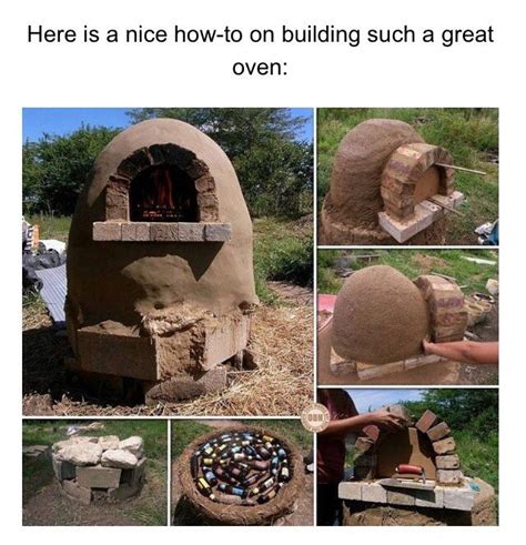 Popping the door off will make work easier. Home made pizza oven | Garden inspiration, Rustic ...