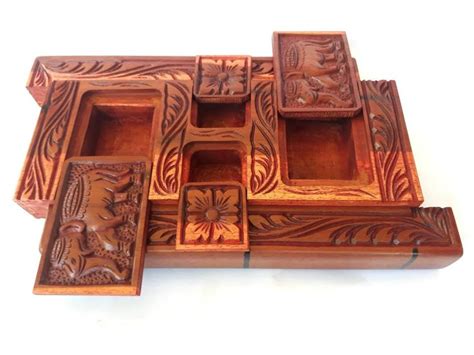 5 out of 5 stars. Secret compartment box , wood box handmade in Sri Lanka ...