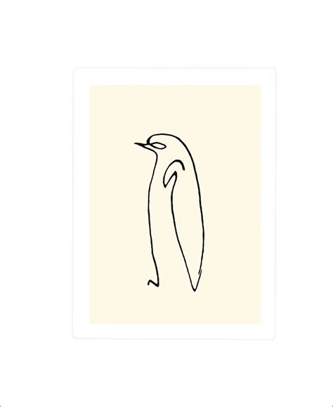 Zum auftakt der serie schafft picasso eine lebendige pinselzeichnung des stiers mit lithografischer tusche. Pablo Picasso Pinguin Siebdruck auf Büttenpapier bei ...