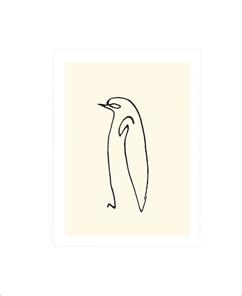 Weitere ideen zu picasso, zeichnungen, picasso zeichnung. Pablo Picasso Pinguin Poster Bild Siebdruck Kunstdruck ...