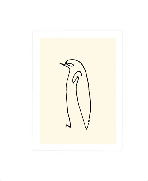 Entdecke picasso tiere einer linie, herzen bei spardeingeld. Pablo Picasso Pinguin Poster Kunstdruck bei Germanposters.de