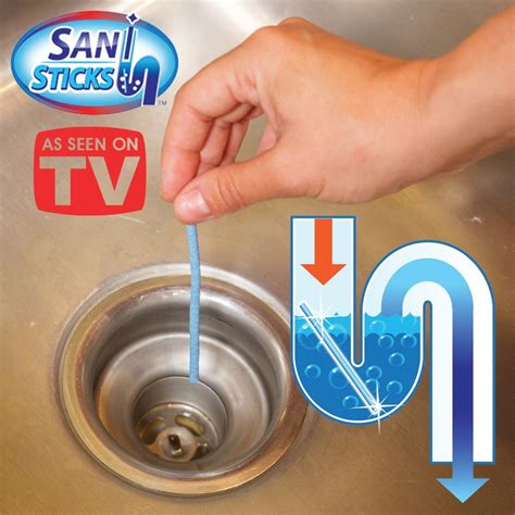 Failing to unclog a drain in your kitchen not only makes it difficult to properly clean the ingredients for your meal, but the built up organic matter soon begins if you are tired of the stubborn, recurring clogs in your kitchen sink, bathtub, toilet or bathroom floor drain, then you no longer need to worry as we. Sani Sticks™ (48 pack) in 2020 | Unclog bathtub drain, Jar ...