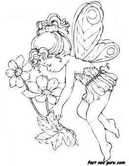 A fairy is a type of mythical being or legendary creature in european folklore, generally described as anthropomorphic and feminine and of incredible beauty. Printable beautiful Cute fairy coloring pages - Free Kids ...