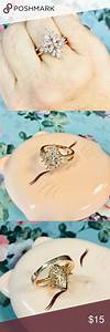  Mcclintock Fashion Ring Size 7 Gloriously Sparkly Rose Gold