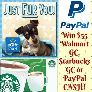 You can exchange for another product or receive. $55 Walmart, Starbucks or PayPal Giveaway (With images ...