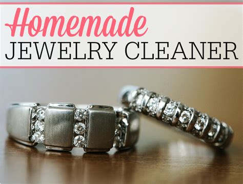 If you have some old jewelry cleaner, reuse the jar. Homemade Jewelry Cleaner - Frugally Blonde