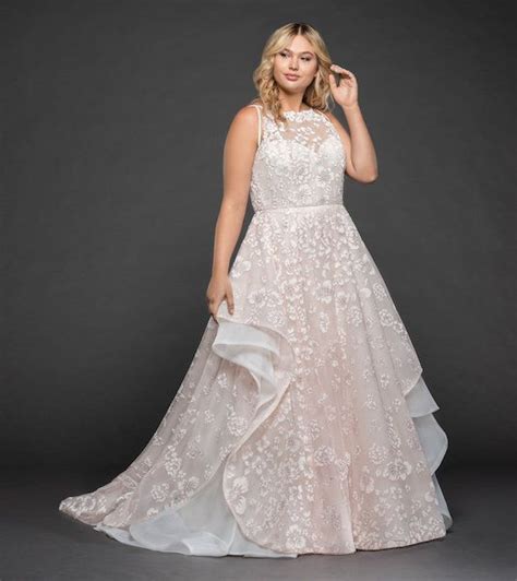 Specializing in weddings, sweet 16's, quinces, corporate. Style #6755 Reagan plus size wedding dress by Hayley Paige ...