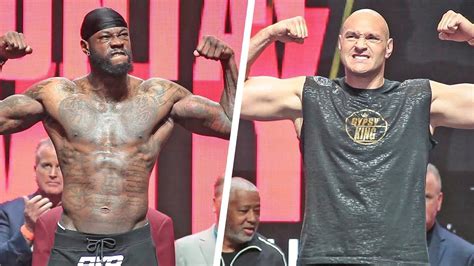 Fury, 32, is unbeaten and coming off a win against deontay wilder, 35, but joshua, 31, has three of the four crowns. Deontay Wilder vs. Tyson Fury II • FULL WEIGH IN & FACE ...