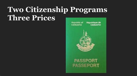 Privacy is guaranteed to investors by the vanuatu. Why Does Vanuatu Have Several CIPs? And What do They ...