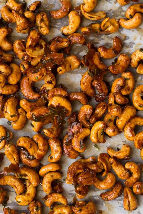 Maybe you would like to learn more about one of these? Honey Rosemary Roasted Cashews | Recipe | Roasted cashews ...