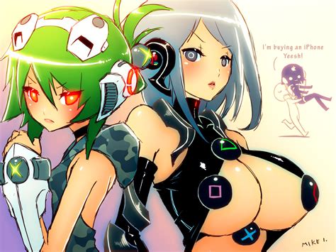 Psd file is available in my patreon. Console war? by Mikeinel on DeviantArt