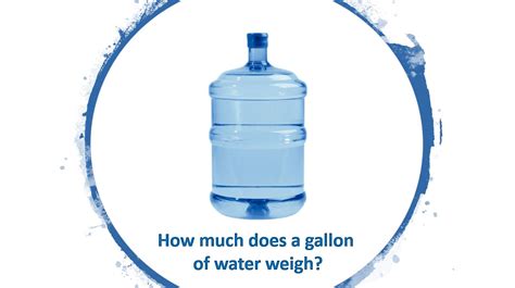 How did it change over time? How much does a gallon of water weigh?