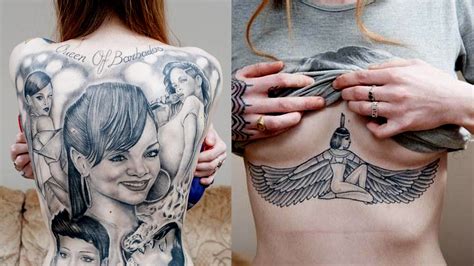 It was obviously inspired by her fresh music career. Rihanna Super Fan Tattoos Body - YouTube