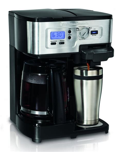 Fill the reservoir with the desired amount of coffee. Hamilton Beach 49983 2-Way FlexBrew Coffemaker Review ...