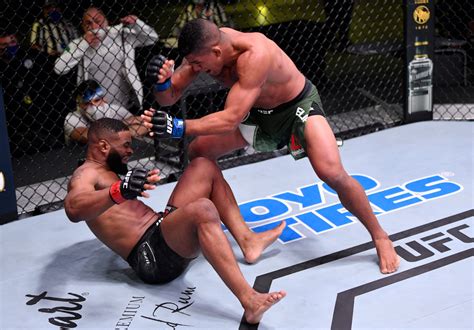 Woodley then made his strikeforce. Gilbert Burns outworks Tyron Woodley in decisive decision win