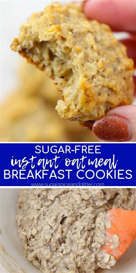 Recipe includes gluten free option. Healthy Oatmeal Cookies from Instant Oatmeal Mix ⋆ Sugar, Spice and Glitter (With images ...