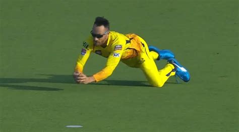 Du plessis isn't bracketed with those hitters, but he does the job by piercing the gaps in the infield and hitting over the top. Faf du Plessis catch vs KKR: CSK batsman grabbed a ...