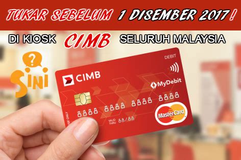 Cimb debit card (page 1) bank card replacement kiosk unauthorised debit card transactions not related to cimb clicks, says cimb KAKI SINI - URGENT!  Tukar kad debit/ATM lama CIMB ...