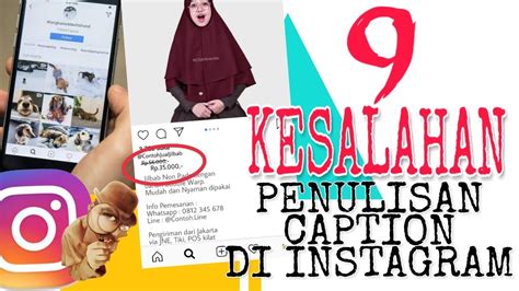 Whether you like cool captions or need selfie quotes for your photos we have it all. 9 KESALAHAN Penulisan Caption di Instagram Toko Online ...