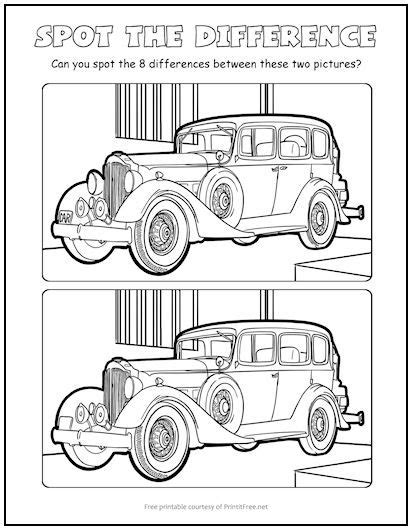 Miscellaneous quiz / spot the difference. Pin on Free Printable Spot the Difference Puzzles