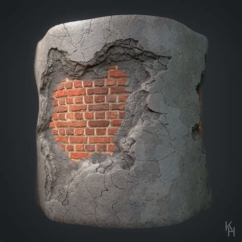 Use a cold chisel and and ball pein. Krista Hilge - Damaged Brick and Plaster Wall