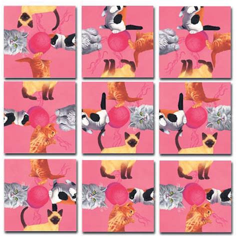 This puzzle won a mention at the. Kittens, 9 Pieces, Scramble Squares | Puzzle Warehouse