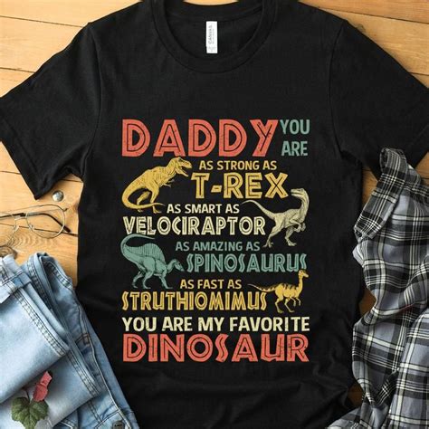 Check spelling or type a new query. Custom Title Vintage Daddy You Are My Favorite Dinosaur ...