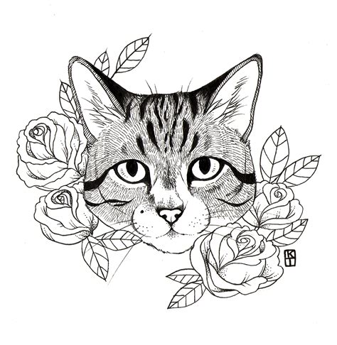 Nejčastěji tetování kočky reprezentuje štěstí, tajemství, tichou inteligenci a milost. Výzmam Tetování Kočky - Zvířata - Teto - Dočasné tetování ...