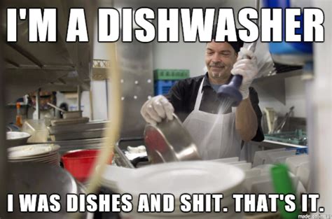 The g, ery for, > great job funny meme. DishwasherHero Blog for Dishwashers and Restaurant Owners